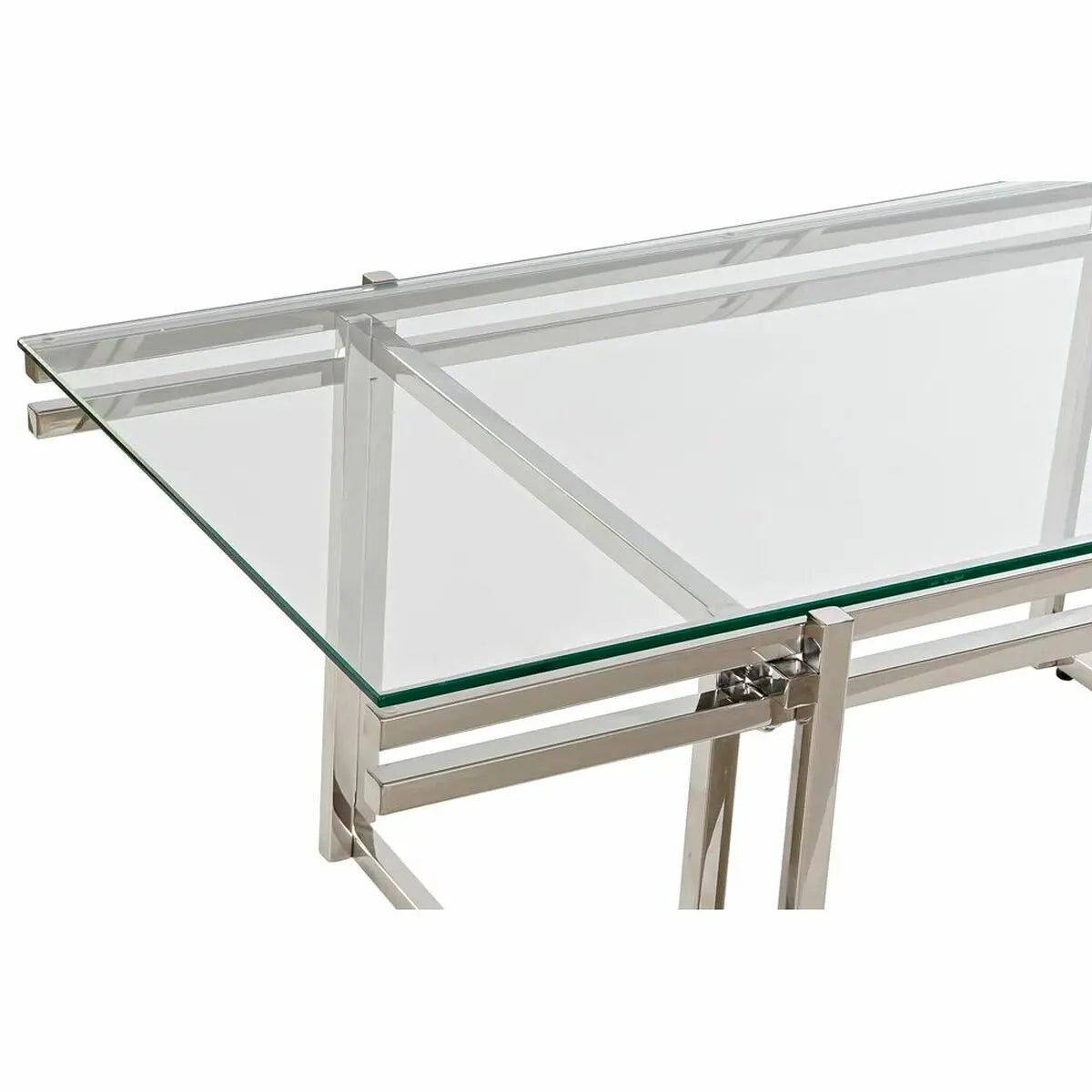 Table Basse DKD Home Decor Verre Acier inoxydable (120 x 60 x 45 cm) Mamm