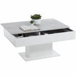 Table Basse FMD Blanc Gris Bigbuy