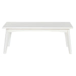 Table Basse Home ESPRIT Blanc Bois de manguier 115 x 55 x 45 cm Bigbuy