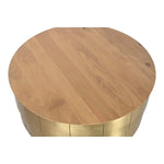 Table Basse Home ESPRIT Doré 90 x 90 x 45 cm Bigbuy