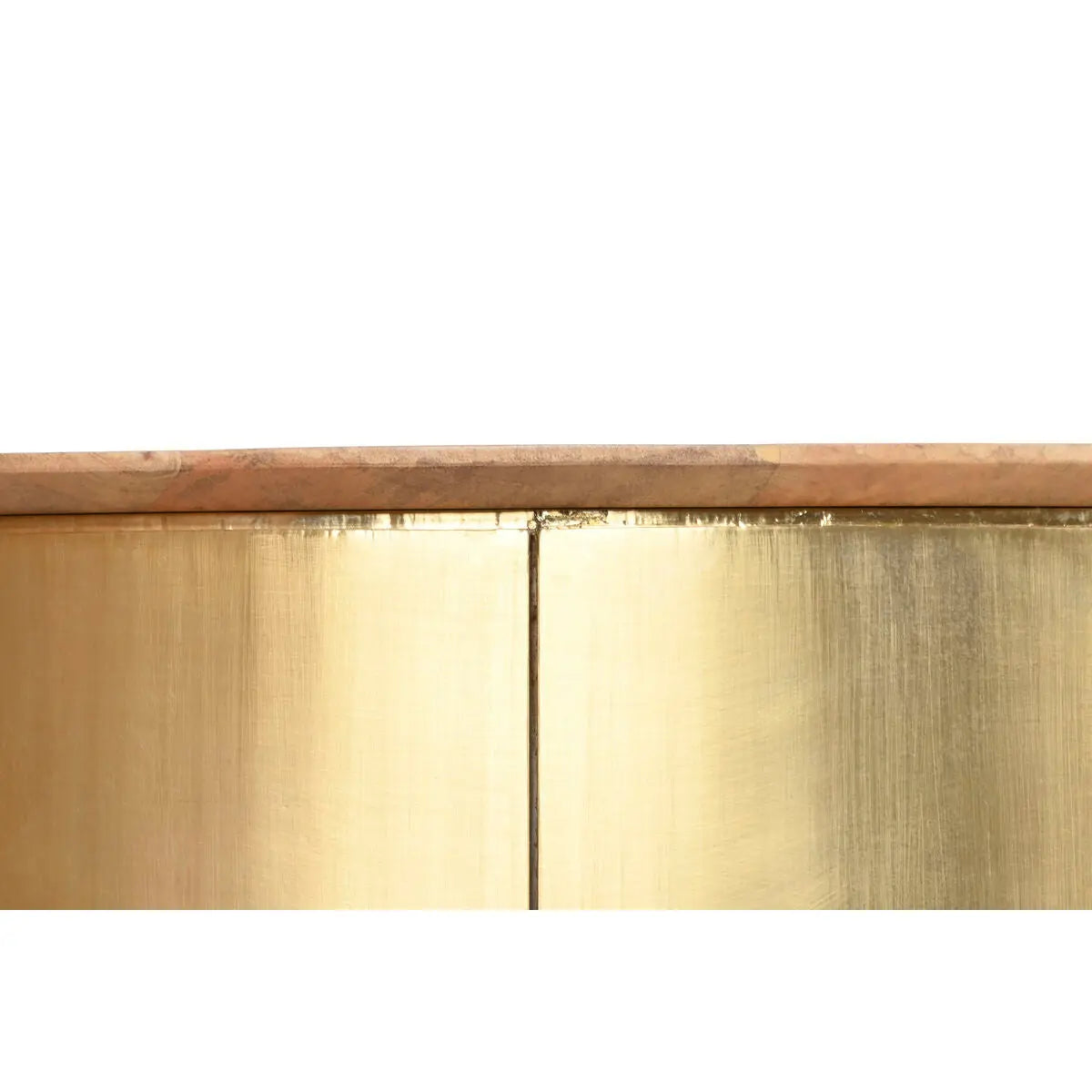 Table Basse Home ESPRIT Doré 90 x 90 x 45 cm Bigbuy