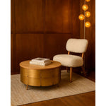 Table Basse Home ESPRIT Doré 90 x 90 x 45 cm Bigbuy