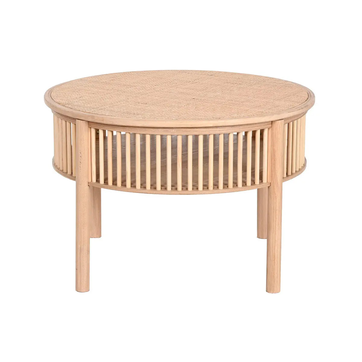 Table Basse Home ESPRIT Naturel Bois d'épicéa 75 x 75 x 49 cm Mamm