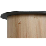 Table Basse Home ESPRIT Naturel Brun foncé Sapin 90 x 90 x 40 cm Bigbuy