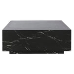 Table Basse Home ESPRIT Noir Bois MDF 90 x 90 x 35 cm Mamm