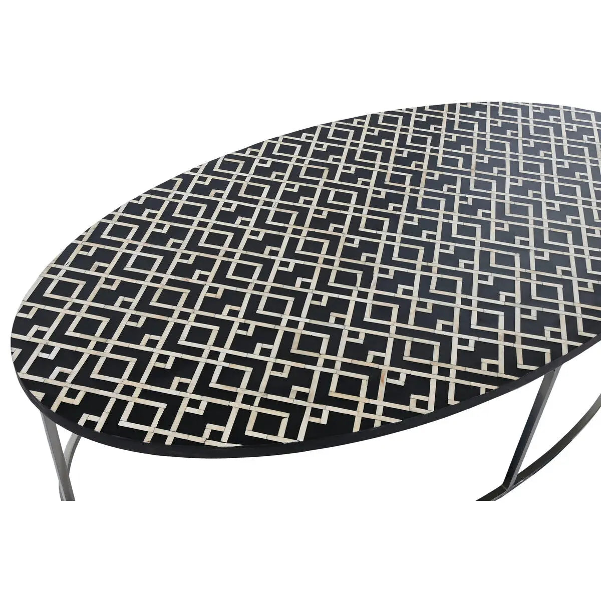 Table Basse Home ESPRIT Noir Ivoire 150 x 80 x 40 cm Mamm