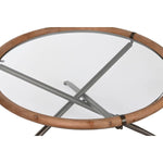 Table Basse Home ESPRIT Verre Bois d'épicéa 100 x 100 x 40 cm Mamm