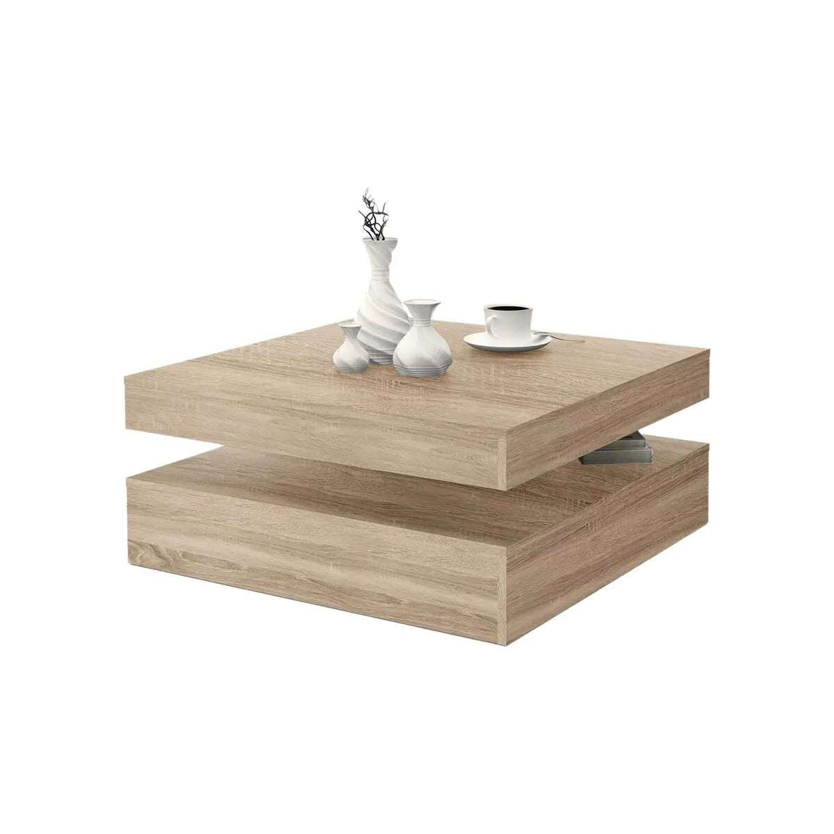Table Basse Marron 78 x 78 x 36 cm Bigbuy