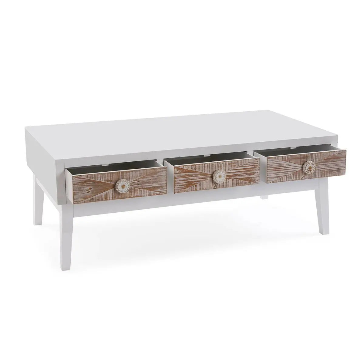 Table Basse Versa Sira Pin Bois MDF 60 x 41 x 110 cm Bigbuy