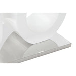 Table DKD Home Decor Verre Transparent Blanc Bois MDF (110 x 60 x 45 cm) Mamm