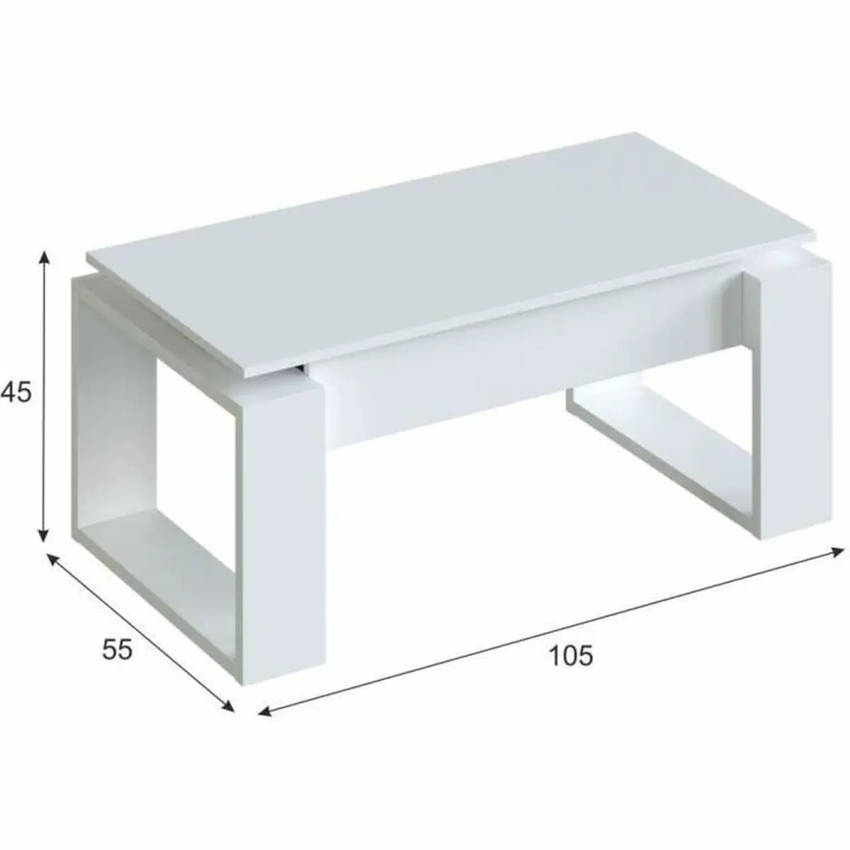Table d'appoint 45-54 x 105 x 55 cm Bigbuy