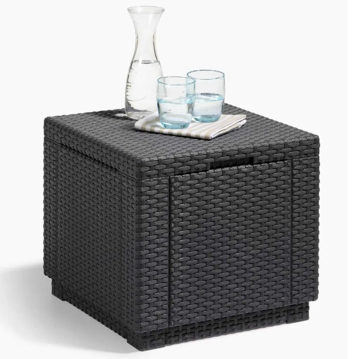 Table d'appoint Allibert by KETER Noir polypropylène (42 x 42 x 39 cm) Bigbuy