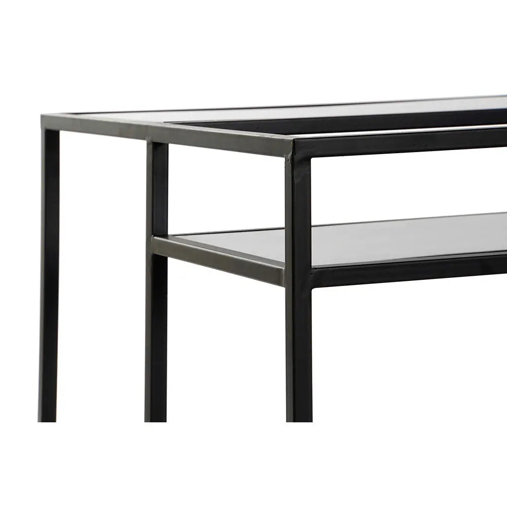 Table d'appoint DKD Home Decor 8424001787234 Noir Multicouleur Naturel Bois Métal Miroir 120 x 60 x 50 cm Mamm