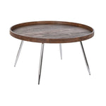 Table d'appoint DKD Home Decor MDF Acier (78 x 78 x 41,5 cm) Mamm