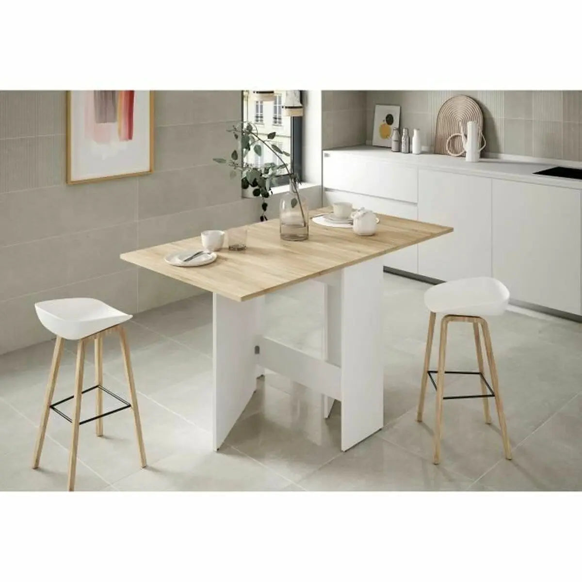 Table de Salle à Manger 78x31-140x77 cm Bigbuy