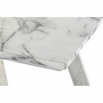 Table de Salle à Manger DKD Home Decor Acier Blanc 160 x 90 x 76 cm Bois MDF Bigbuy