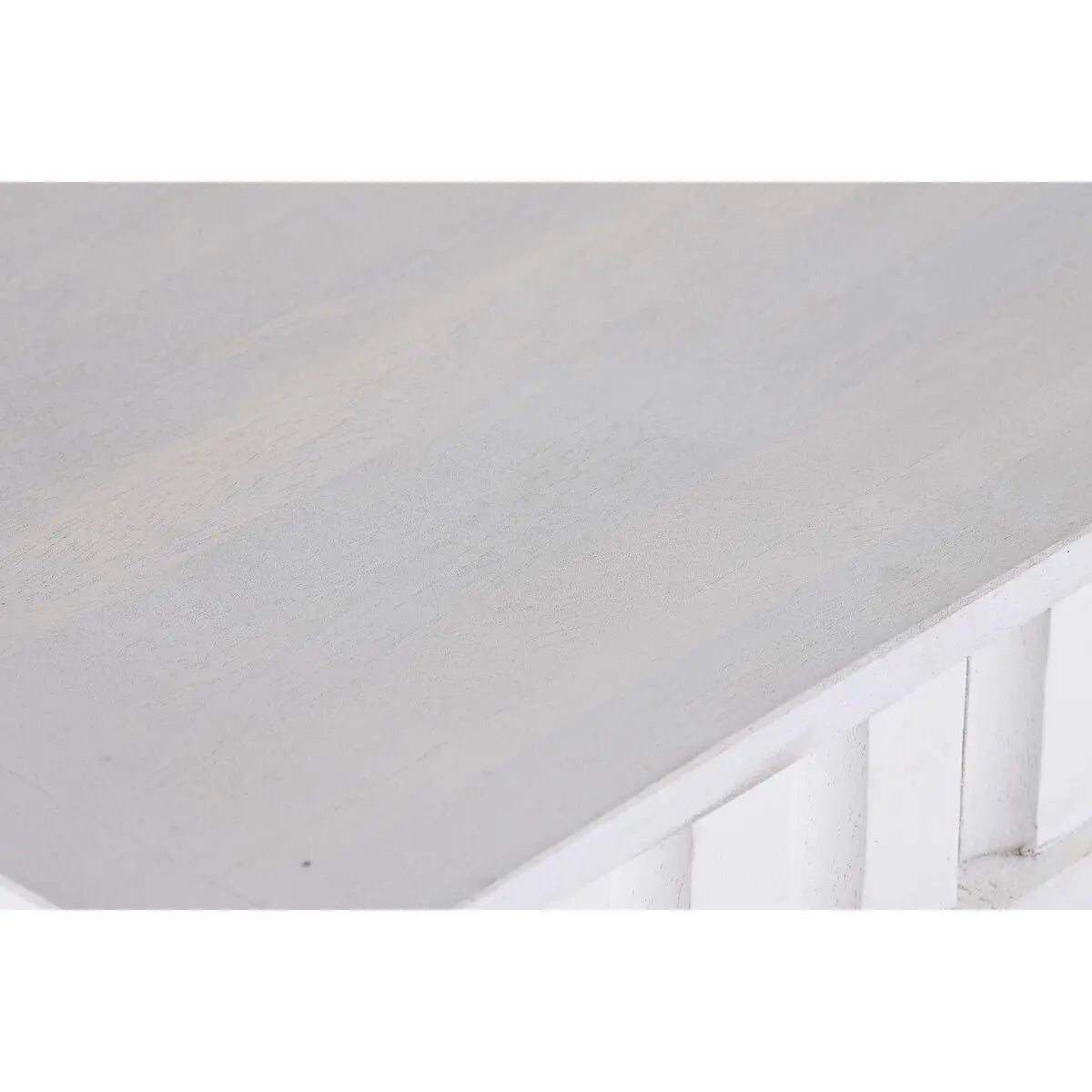 Table de Salle à Manger DKD Home Decor Blanc Métal Bois de manguier 180 x 90 x 76 cm Bigbuy