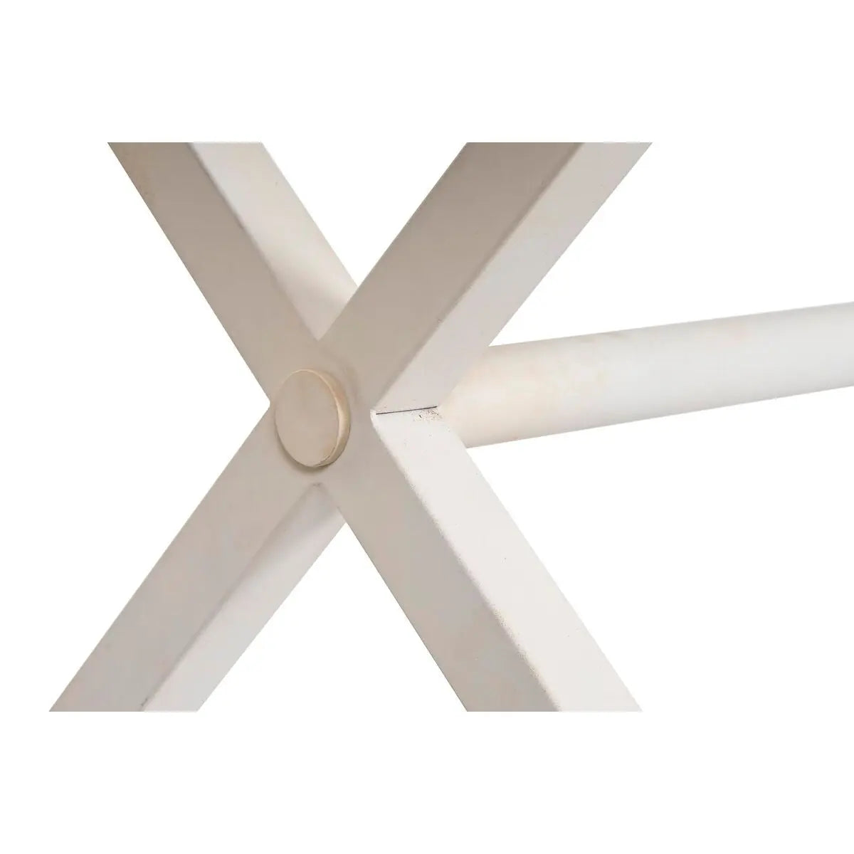 Table de Salle à Manger DKD Home Decor Blanc Métal Bois de manguier 180 x 90 x 76 cm Bigbuy