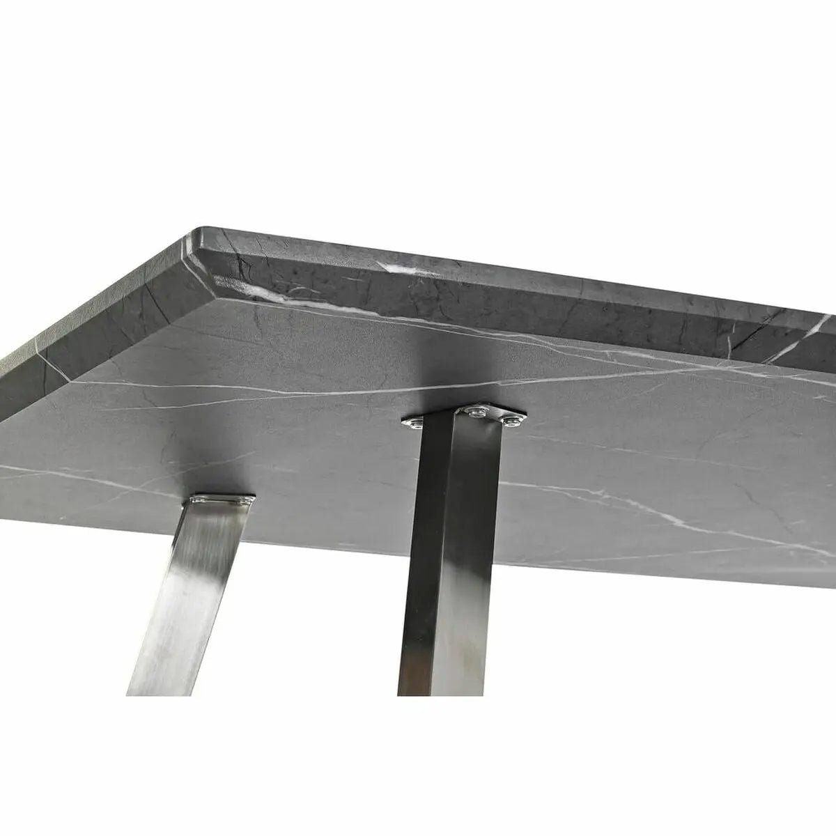 Table de Salle à Manger DKD Home Decor Noir Acier Bois MDF 160 x 90 x 76 cm Bigbuy