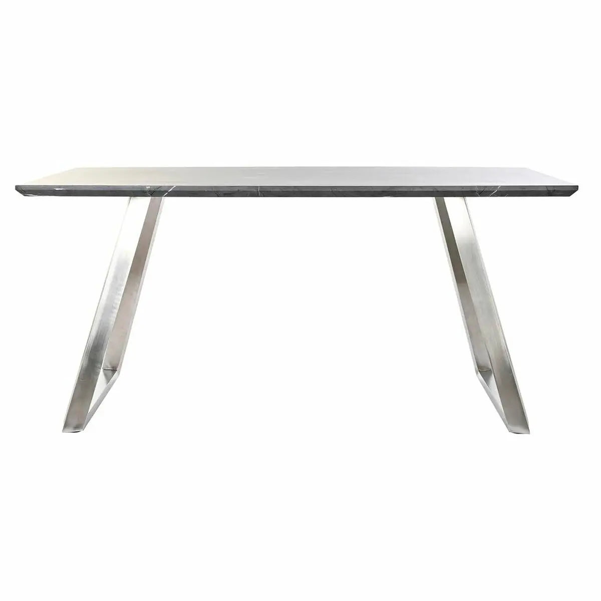 Table de Salle à Manger DKD Home Decor Noir Acier Bois MDF 160 x 90 x 76 cm Bigbuy