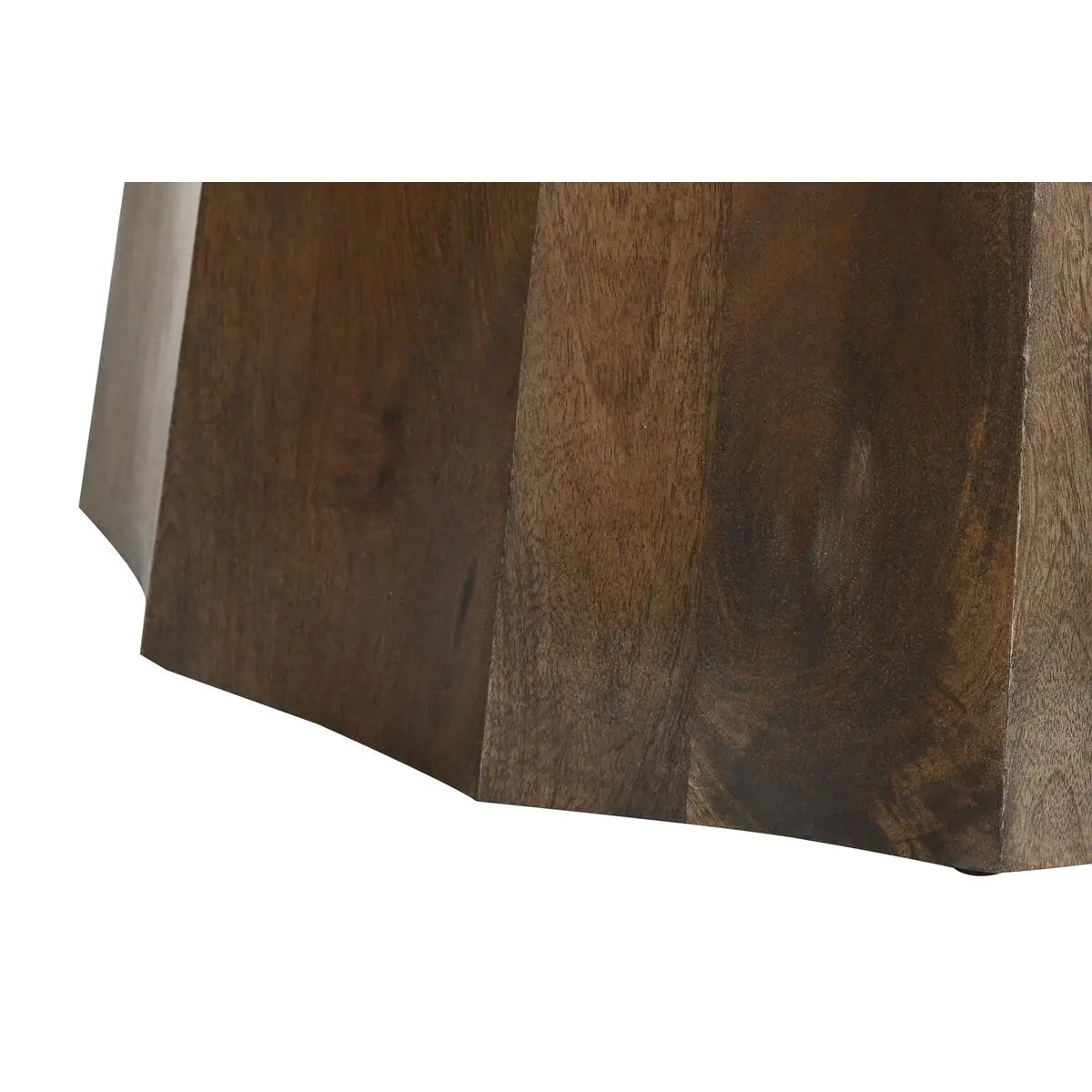 Table de Salle à Manger DKD Home Decor Noir Marron Marbre Bois de manguier 120 x 120 x 76 cm Bigbuy