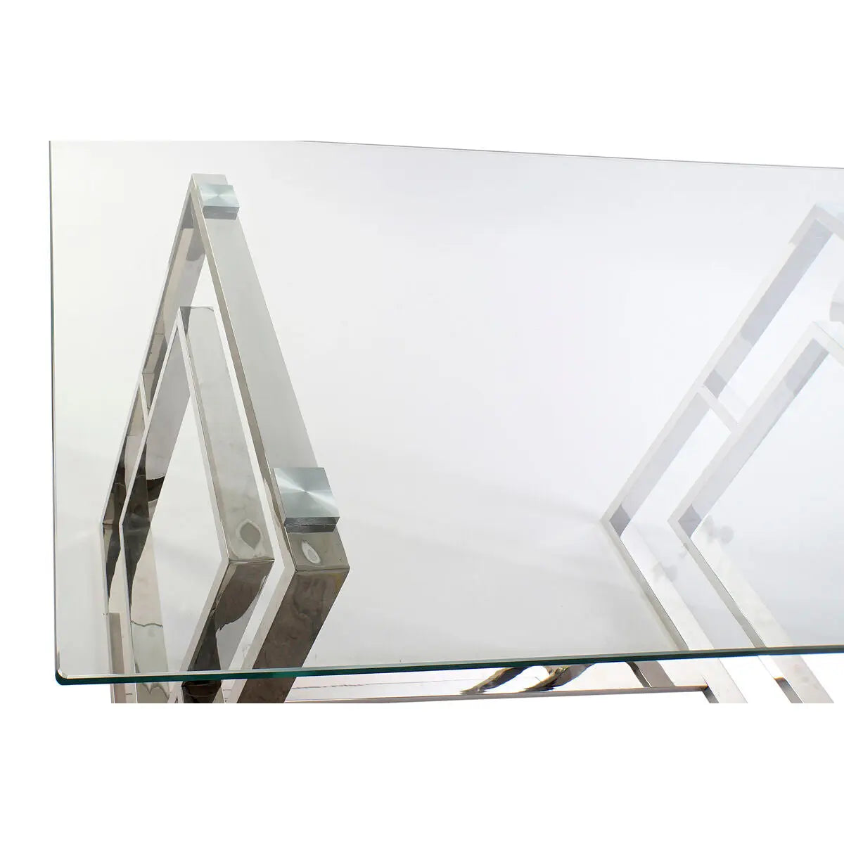 Table de Salle à Manger DKD Home Decor Verre Acier (180 x 90 x 75 cm) Mamm