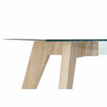 Table de Salle à Manger DKD Home Decor Verre Bois MDF 160 x 90 x 75 cm Bigbuy