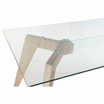 Table de Salle à Manger DKD Home Decor Verre Bois MDF 160 x 90 x 75 cm Bigbuy