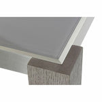 Table de Salle à Manger DKD Home Decor Verre Gris Aluminium Chêne Verre trempé (162 x 92 x 74 cm) Mamm