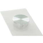 Table de Salle à Manger DKD Home Decor Verre Transparent Blanc Bois MDF (160 x 90 x 75 cm) Mamm