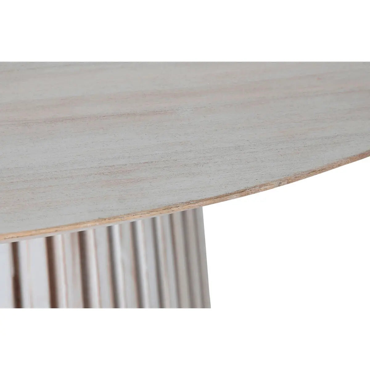 Table de Salle à Manger Home ESPRIT Blanc bois mindi 150 x 150 x 75 cm Mamm