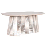 Table de Salle à Manger Home ESPRIT Blanc bois mindi 180 x 100 x 75 cm Mamm