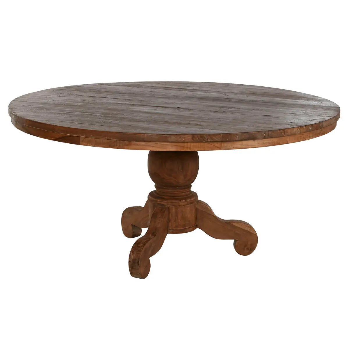 Table de Salle à Manger Home ESPRIT Naturel bois de teck 160 X 160 X 78 cm Mamm
