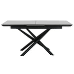 Table de Salle à Manger Home ESPRIT Noir Gris Métal Céramique 160 x 90 x 76 cm Mamm
