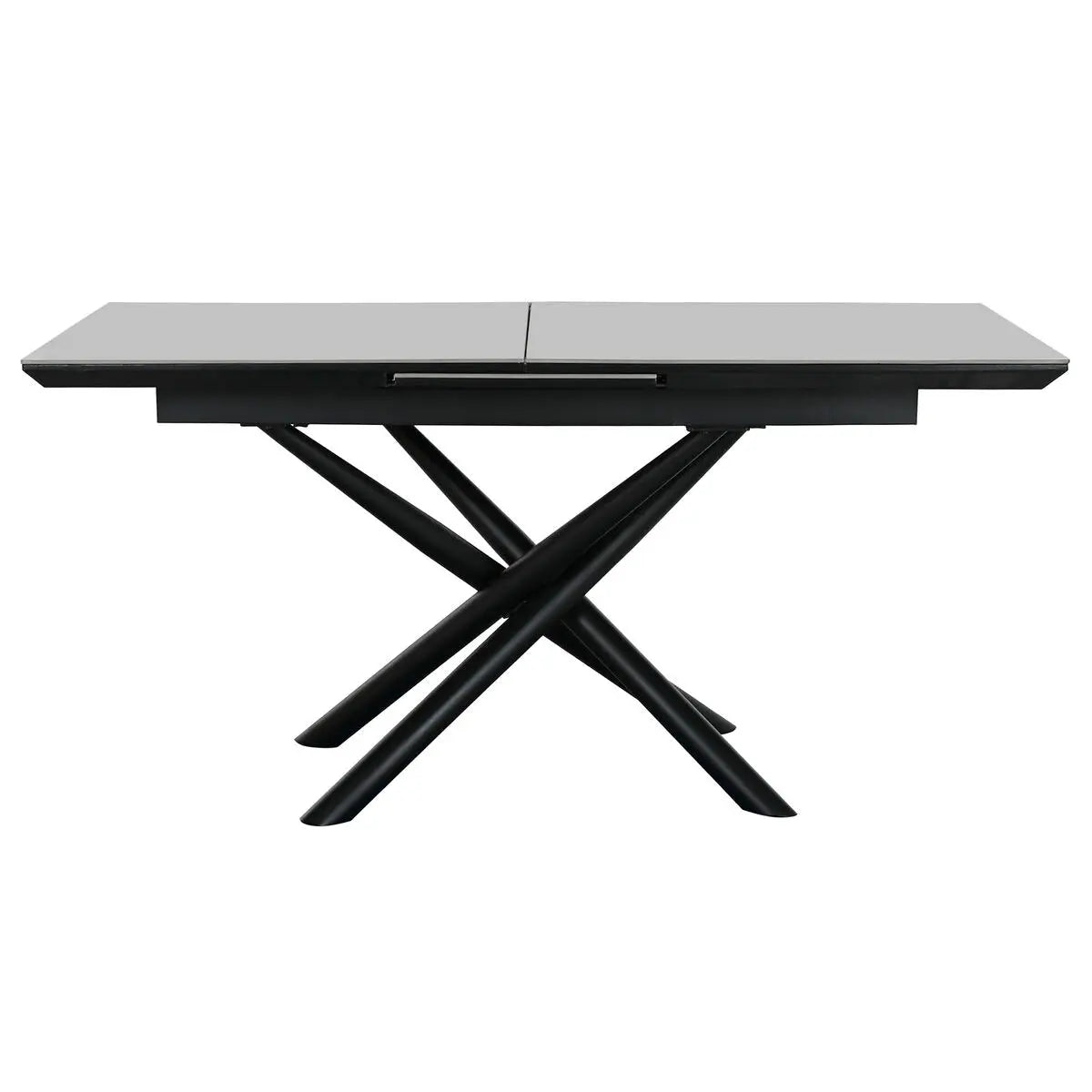 Table de Salle à Manger Home ESPRIT Noir Gris Métal Céramique 160 x 90 x 76 cm Mamm