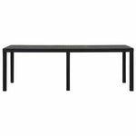 Table de Salle à Manger IPAE Progarden Indo ind012an Extensible Anthracite 220 x 90 x 72 cm Bigbuy