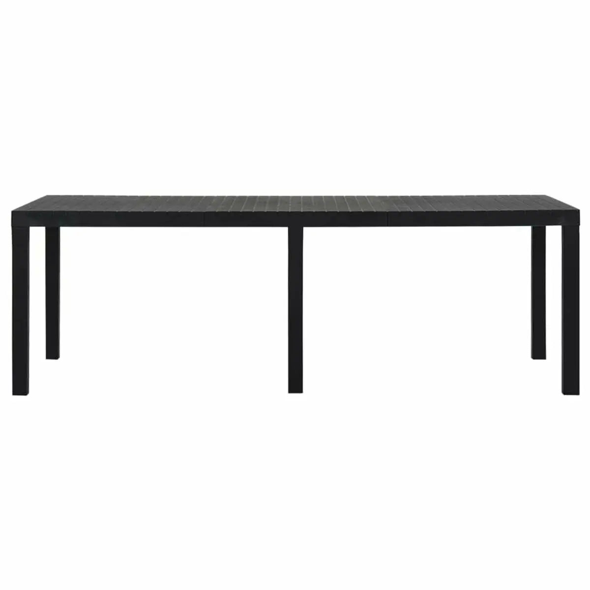 Table de Salle à Manger IPAE Progarden Indo ind012an Extensible Anthracite 220 x 90 x 72 cm Bigbuy