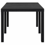 Table de Salle à Manger IPAE Progarden Indo ind012an Extensible Anthracite 220 x 90 x 72 cm Bigbuy