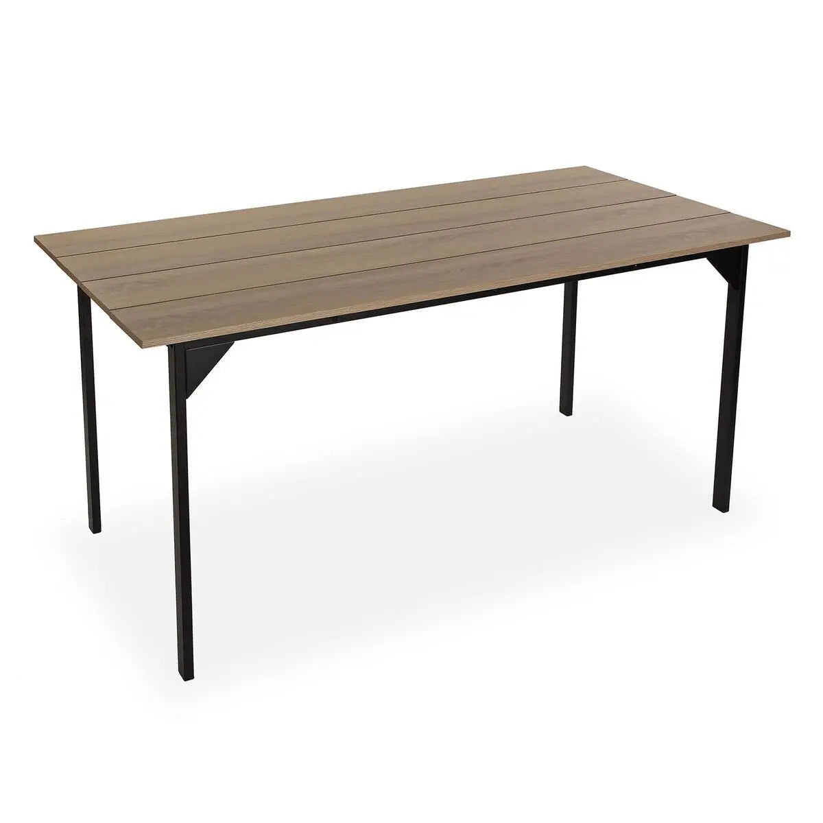 Table de Salle à Manger Versa Collins Métal Mélamine Bois MDF 75 x 80 x 164,5 cm Bigbuy