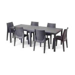 Table extensible IPAE Progarden 08330127 polypropylène 150 x 220 x 90 cm Bigbuy