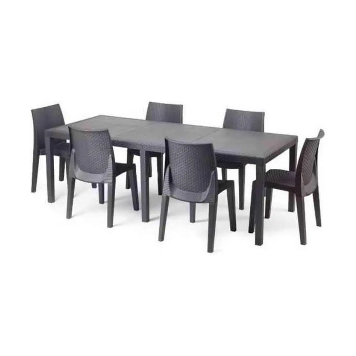 Table extensible IPAE Progarden 08330127 polypropylène 150 x 220 x 90 cm Bigbuy