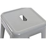 Tabouret DKD Home Decor 43 x 43 x 76 cm Gris Métal Mamm