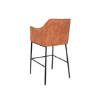 Tabouret DKD Home Decor Noir Camel Métal 59 x 60 x 107 cm Mamm