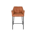 Tabouret DKD Home Decor Noir Camel Métal 59 x 60 x 107 cm Mamm