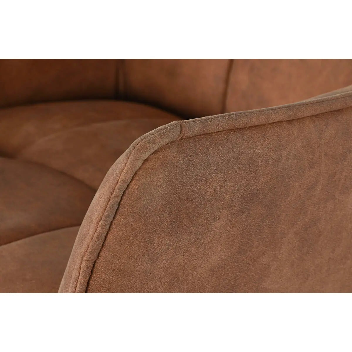 Tabouret DKD Home Decor Noir Camel Métal 59 x 60 x 107 cm Mamm