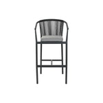 Tabouret Home ESPRIT Aluminium rotin synthétique 57 x 61 x 108 cm Mamm