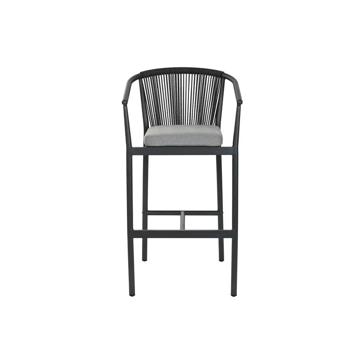 Tabouret Home ESPRIT Aluminium rotin synthétique 57 x 61 x 108 cm Mamm