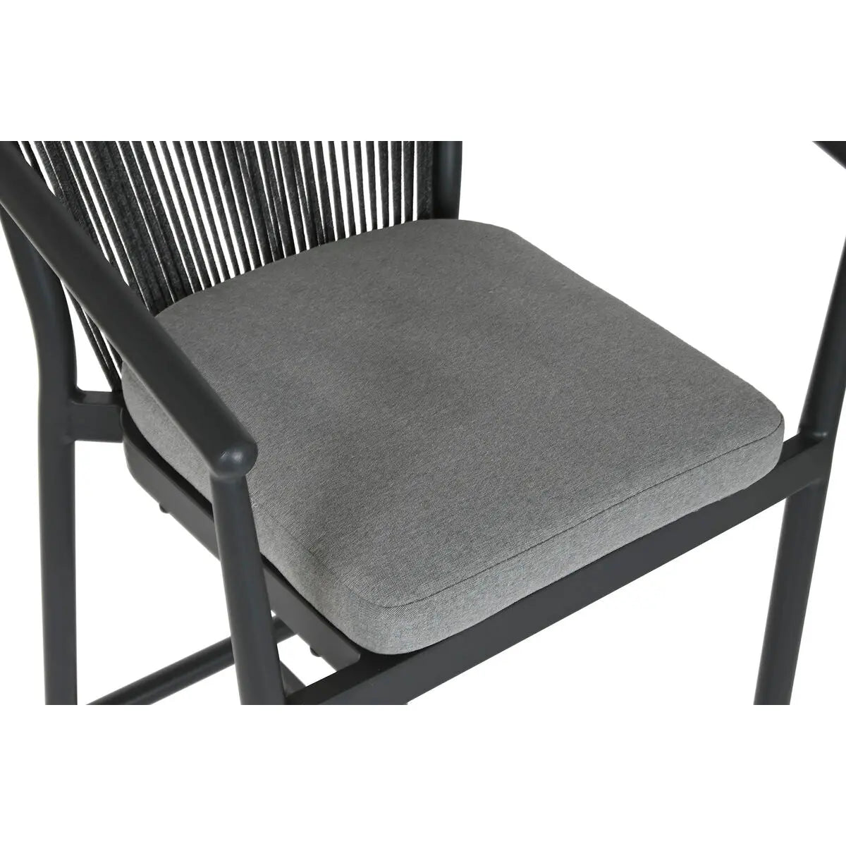 Tabouret Home ESPRIT Aluminium rotin synthétique 57 x 61 x 108 cm Mamm