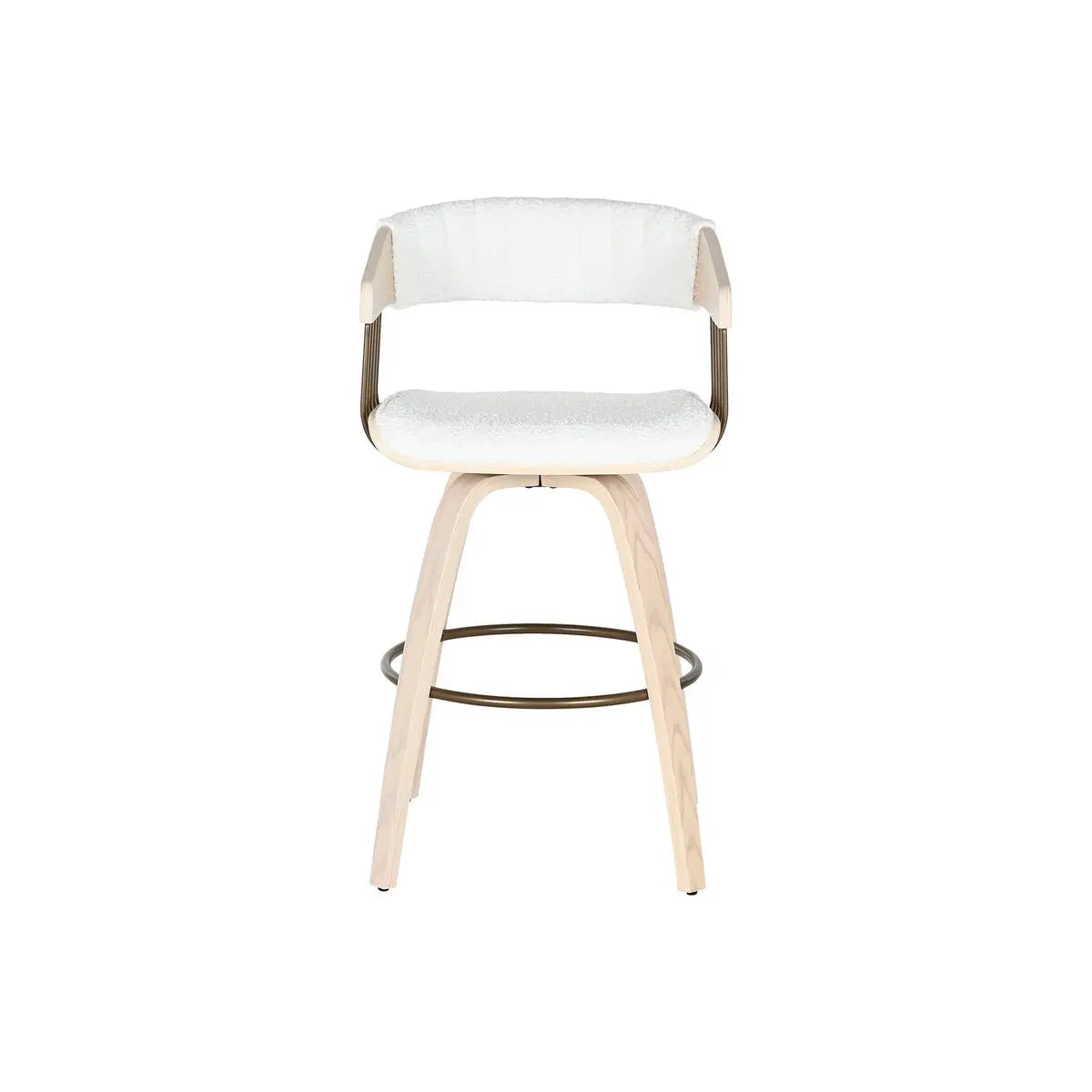 Tabouret Home ESPRIT Blanc Bois 51,5 x 47,5 x 94,5 cm Bigbuy