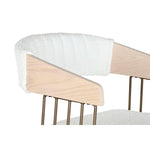 Tabouret Home ESPRIT Blanc Bois 51,5 x 47,5 x 94,5 cm Bigbuy